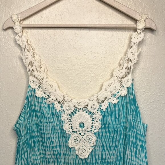 Soft Surroundings Crochet Trim Maxi Dress - Picture 2 of 9